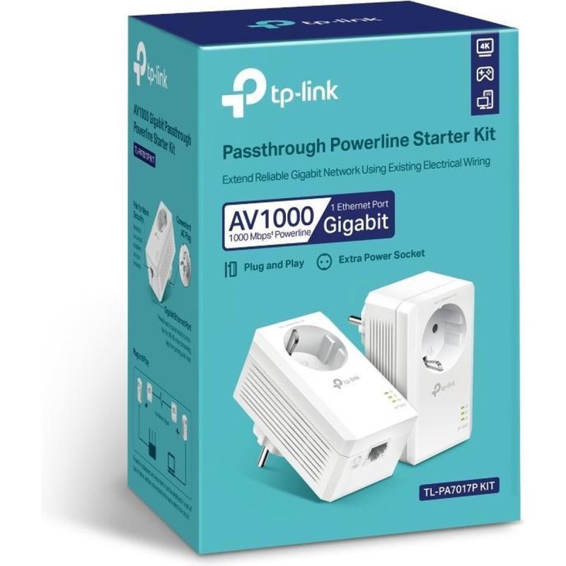 TP-Link AV1000 Bro 1Gbps Kabling TP-Link AV1000 Bro 1Gbps Kabling